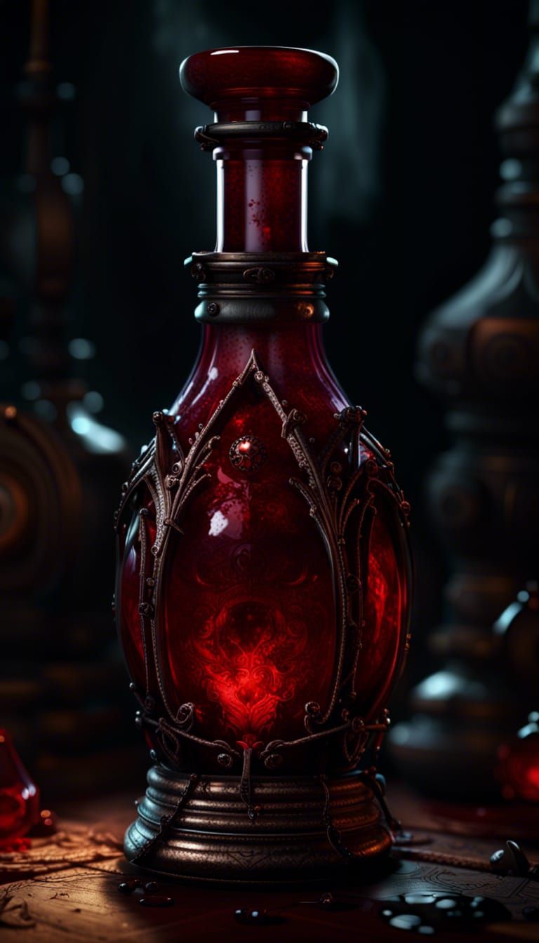 Gothic red potion