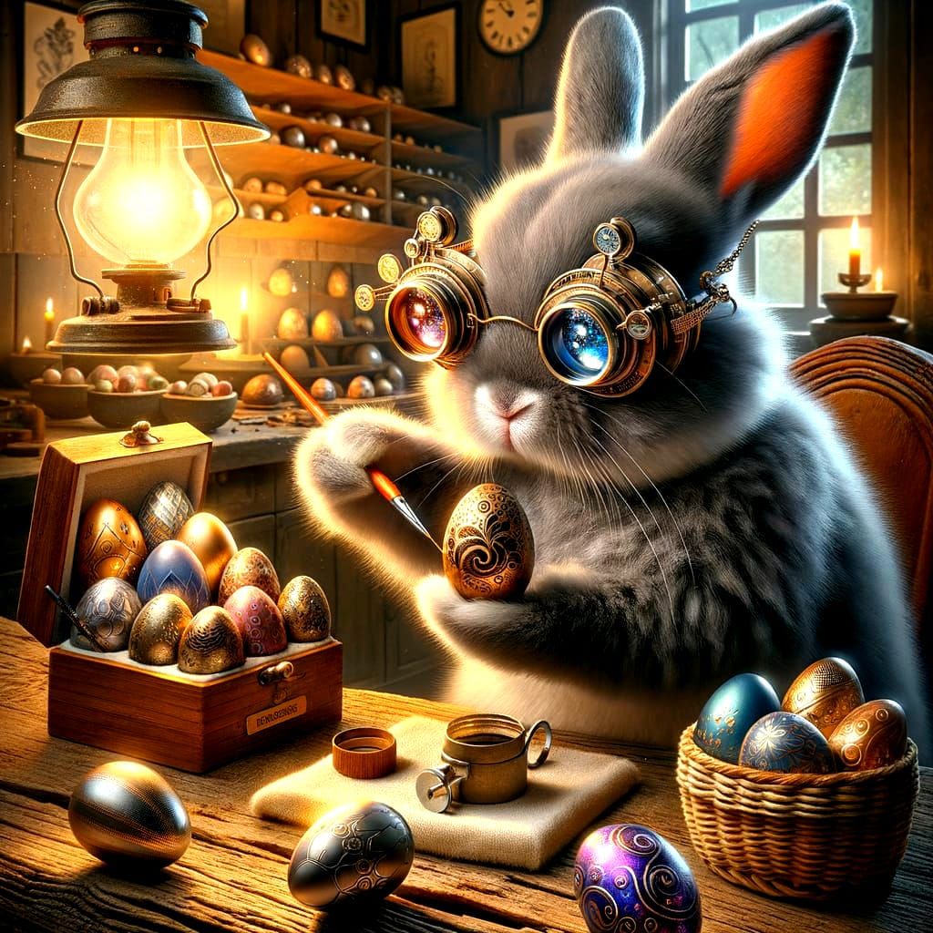 Bunny's Workshop  by @Shywolf