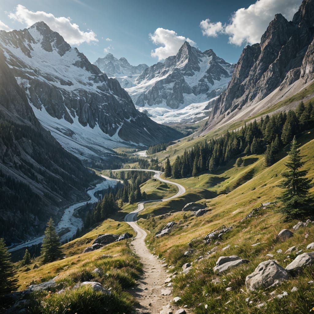 Alpine Majesty  by @Unreality One