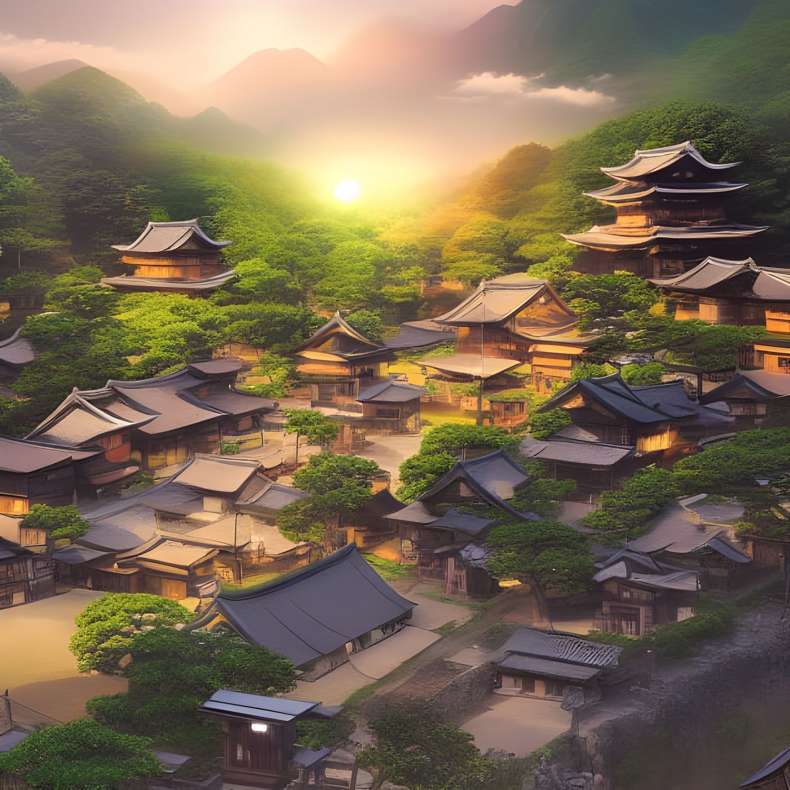 Village in Japan