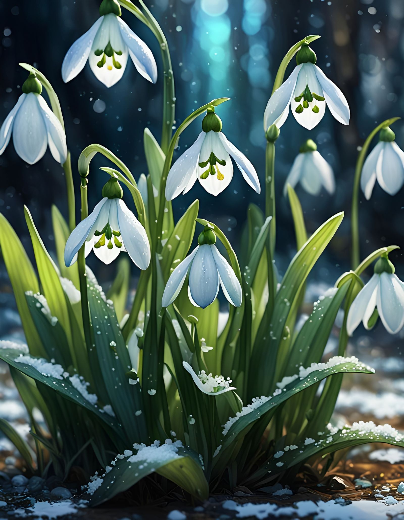 Beautiful Snowdrops  by @Emma