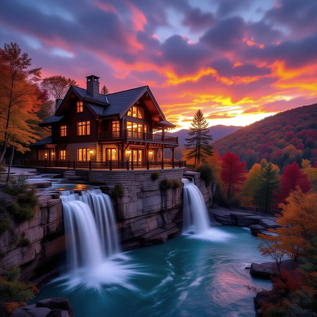 Autumn Waterfalls