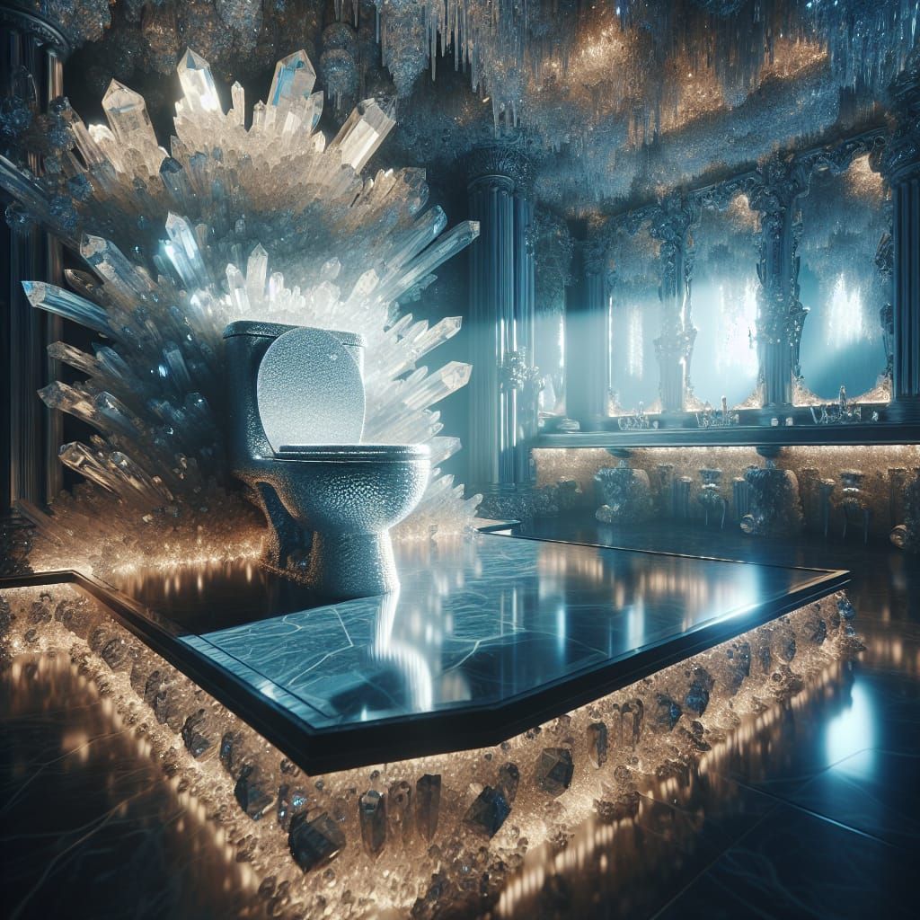 Crystal Toilet