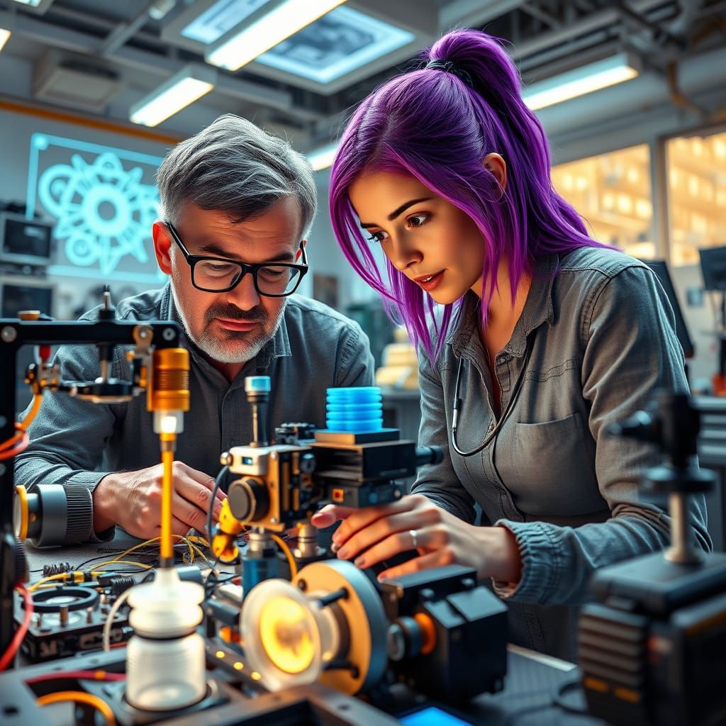 Inventors Unite in Futuristic Workshop