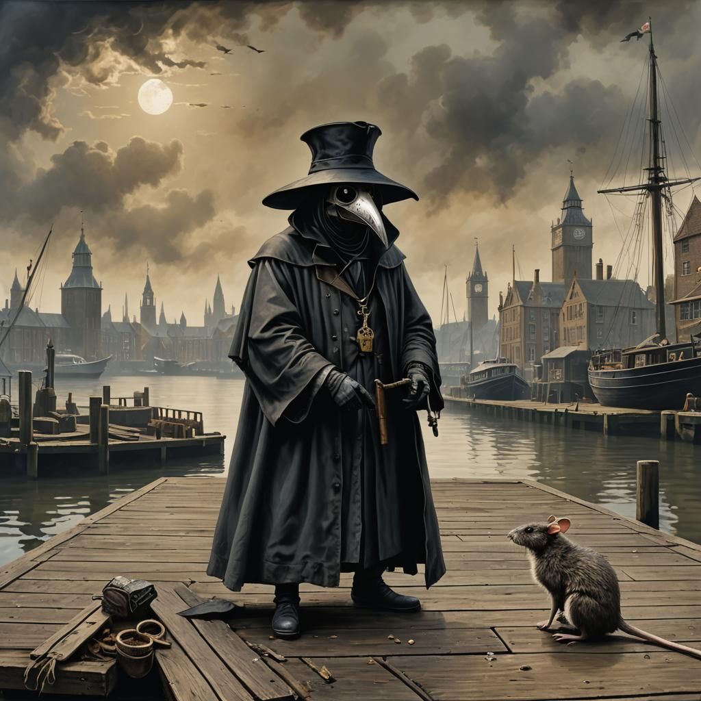 The rats carry the plague.   by @Lazy Turtle