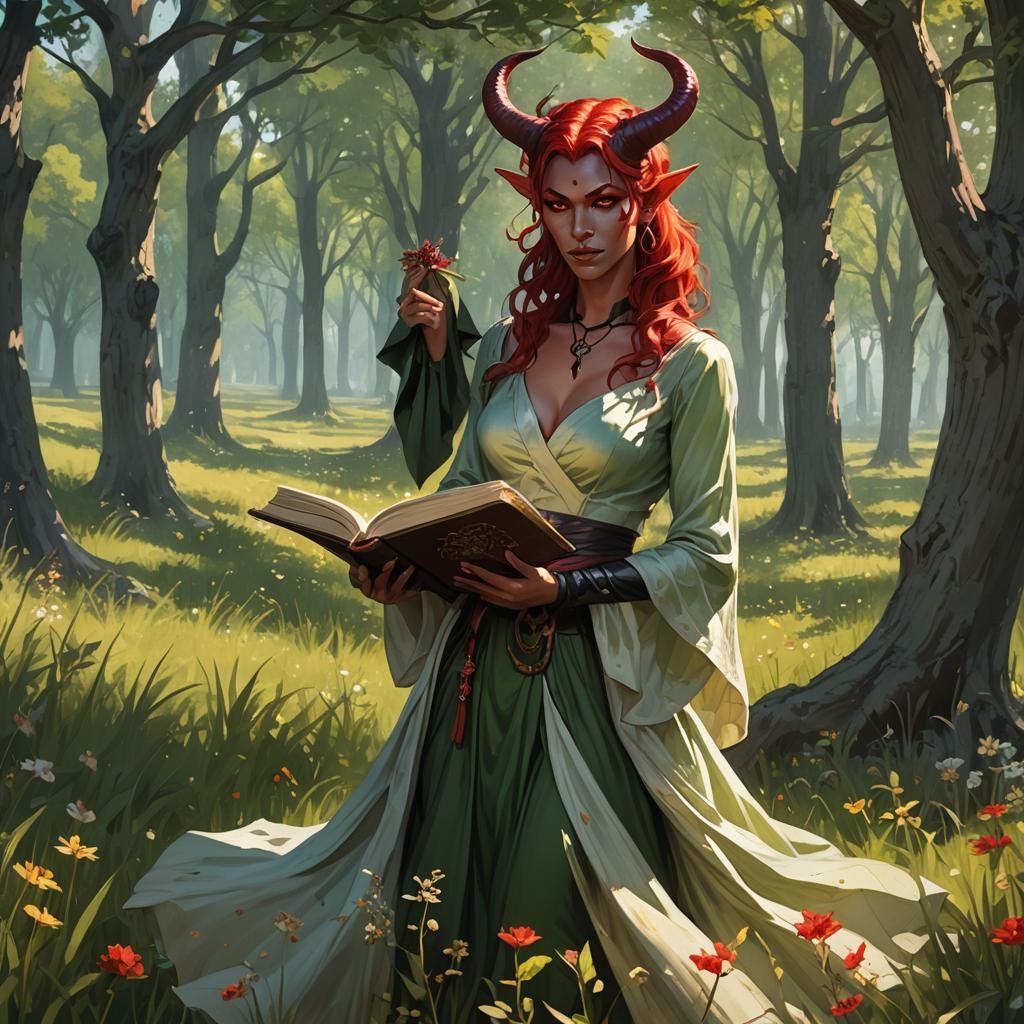 Warlock tiefling madame