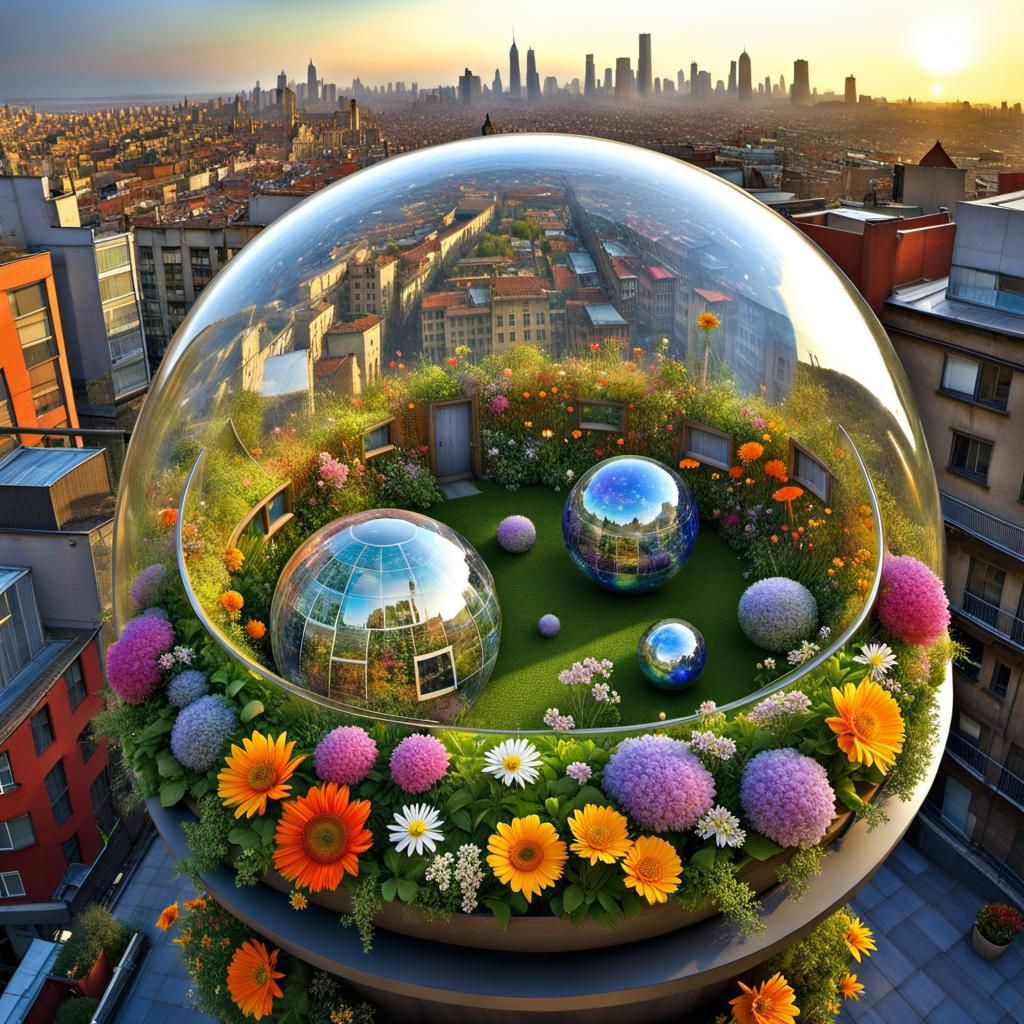 The Magnificent Urban Garden  by @Naripan