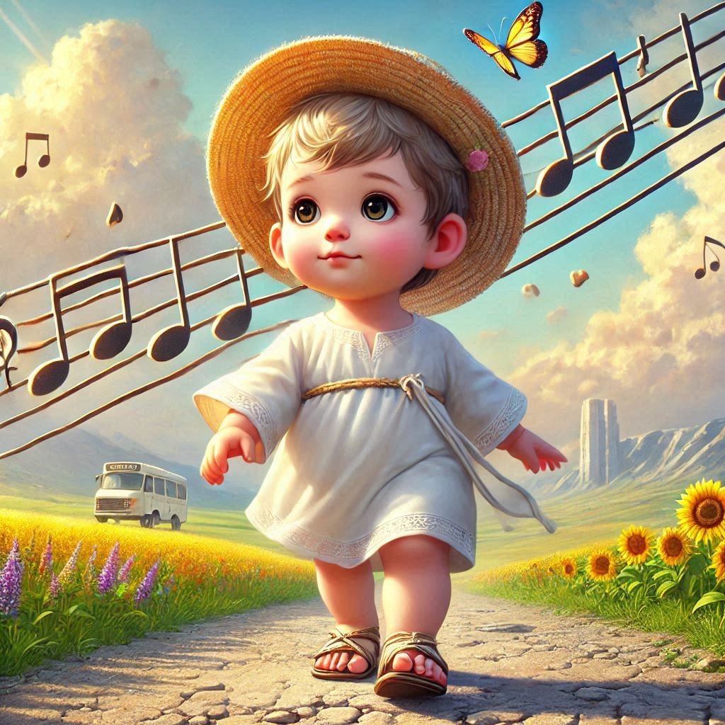 I came upon a child of God, he was walking along the road