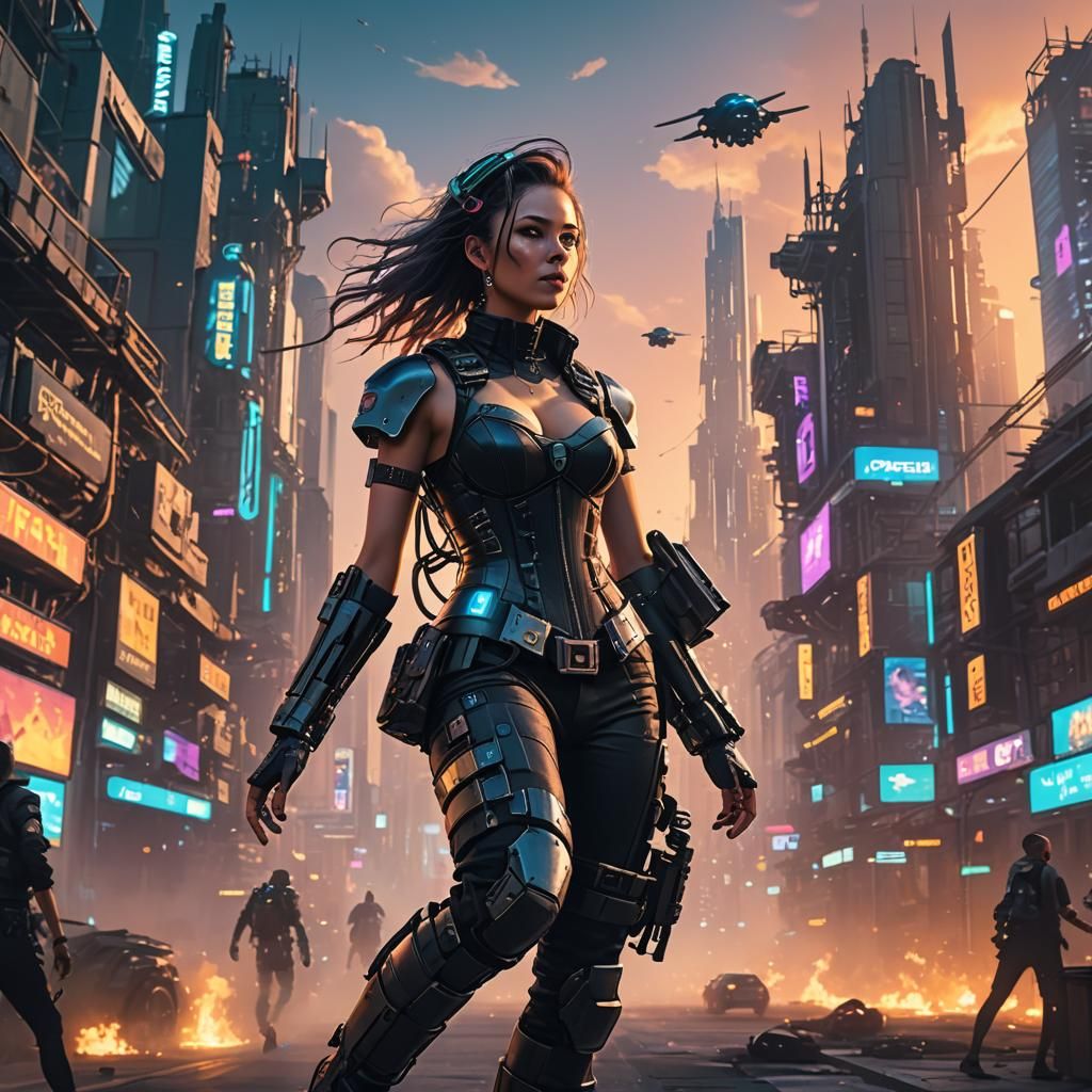 Cyberpunk Woman