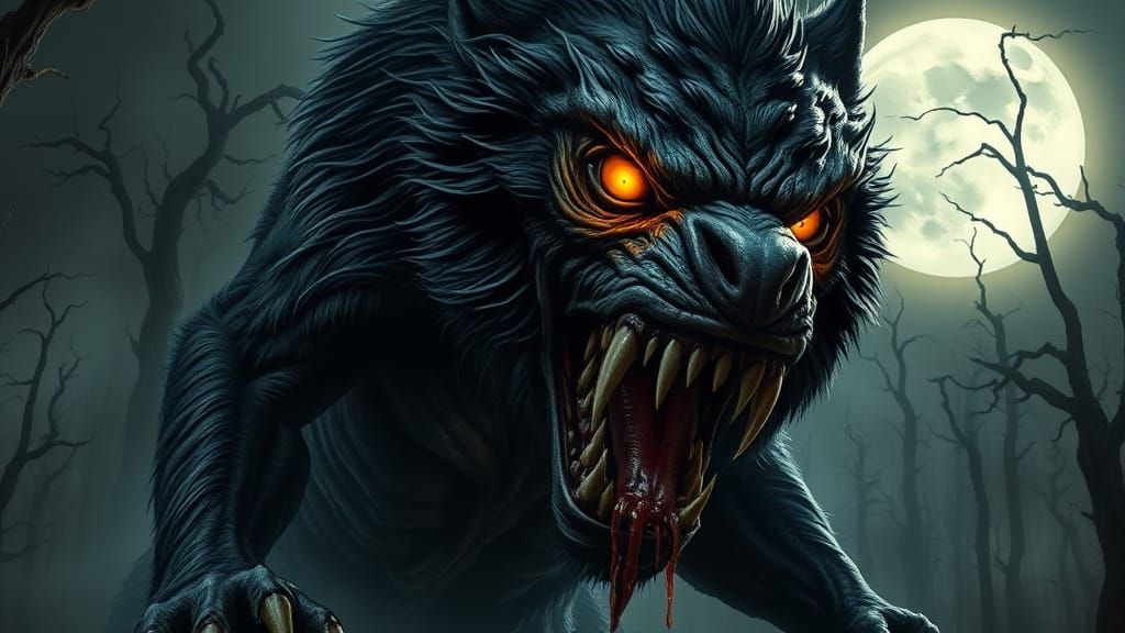 Ferocious werewolf