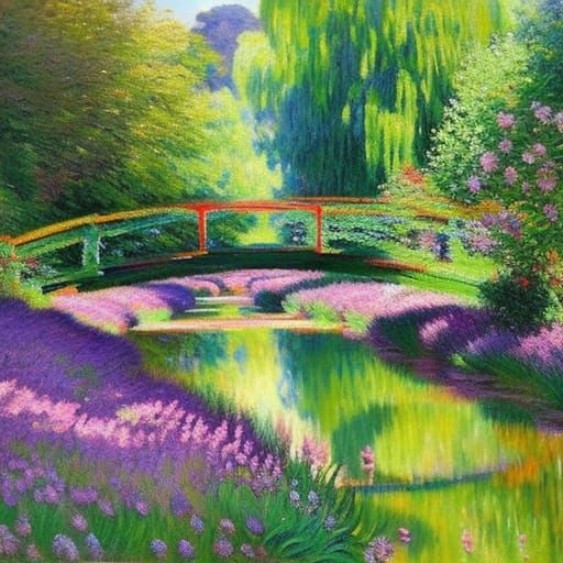 Claude Monet's garden at Giverny