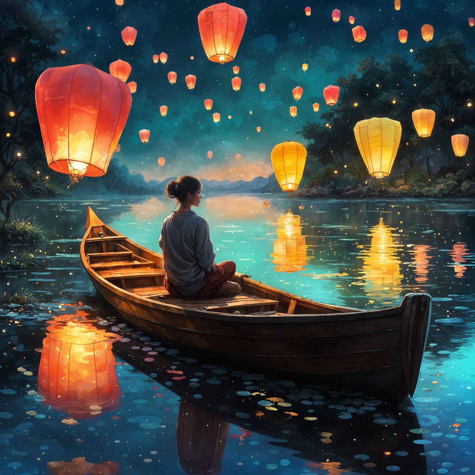 Lanterns Night 🏮  by @Shelly