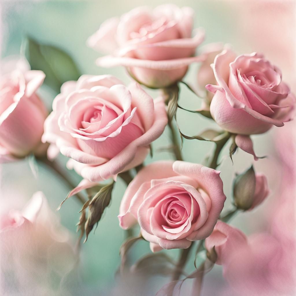 Pink roses.  by @ericde