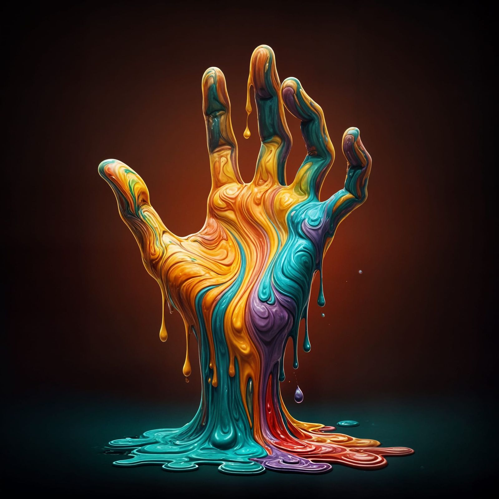 Hand of Paint  by @Maarten Smeets