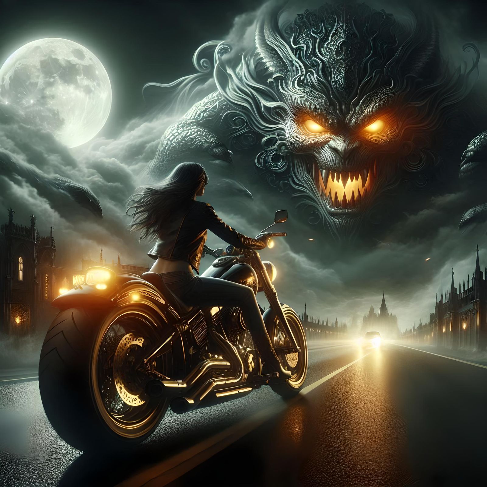 ON THE WAY TO THE VAMPIRE CASTLE