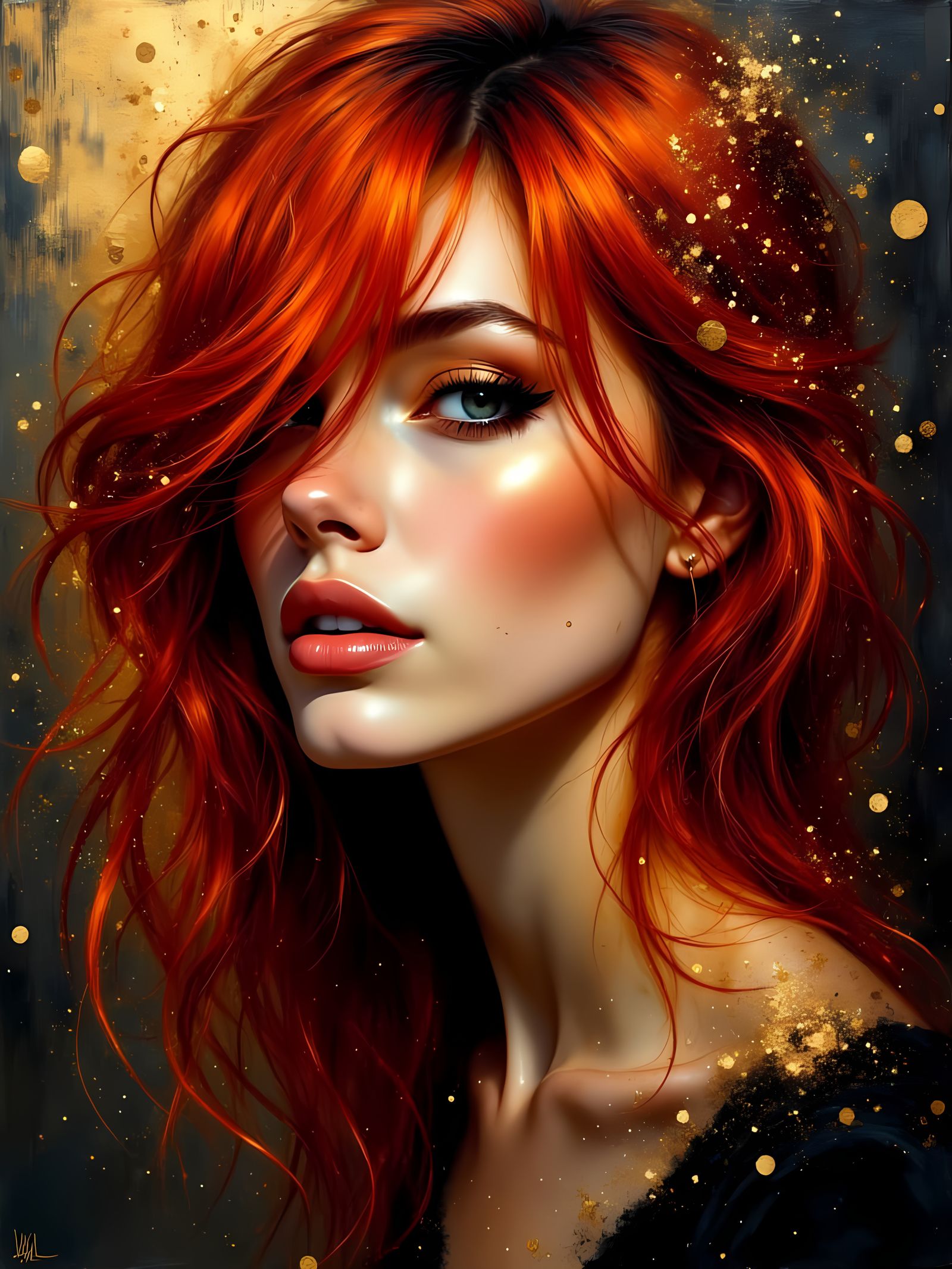 Amber and Gold  by @Lore 