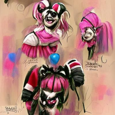 harley quinn concept art