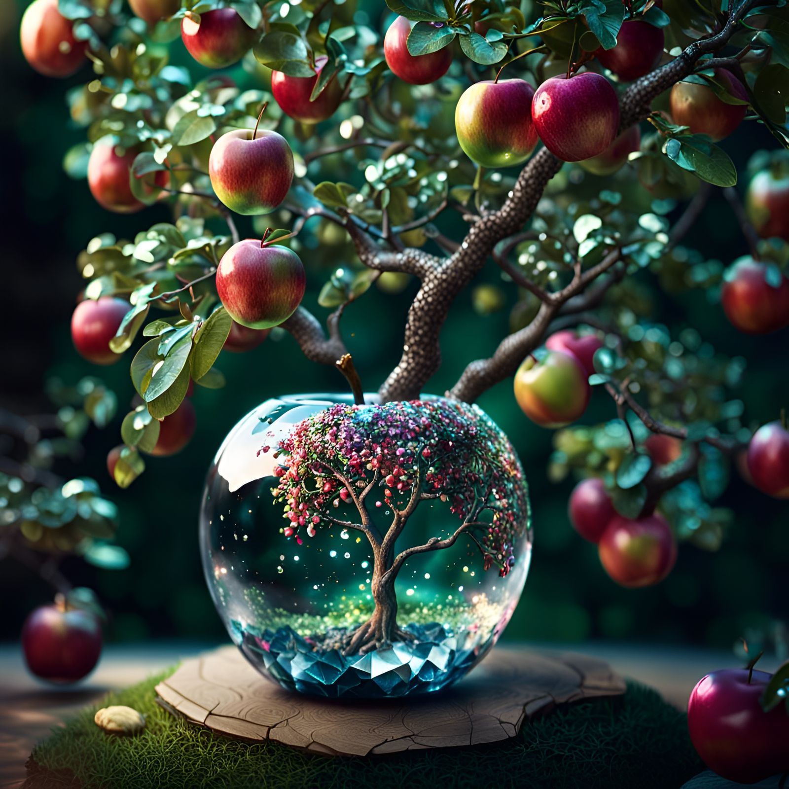 The Magical Apple Tree 👀  by @The Wandering Nightingale