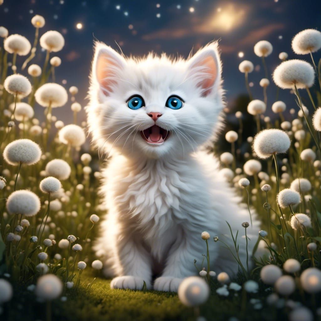 Whimsical Night Garden
