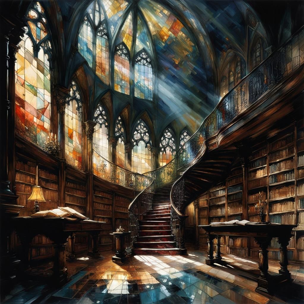 The Library  by @Kitty Blacksmith