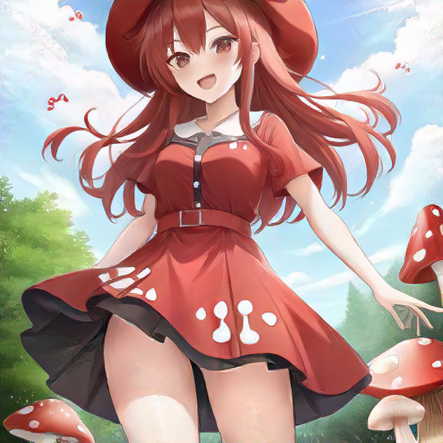 Mushroom girl
