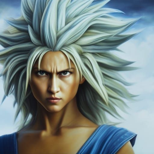 Live action film, Realistic and Beautiful Super Sayayin Fema...