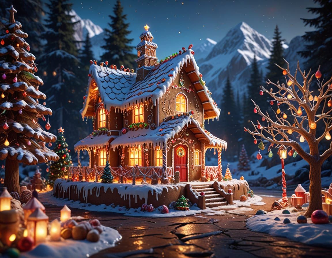 The Real Gingerbread House ✨