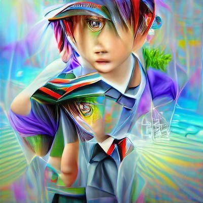 Anime school boy 2