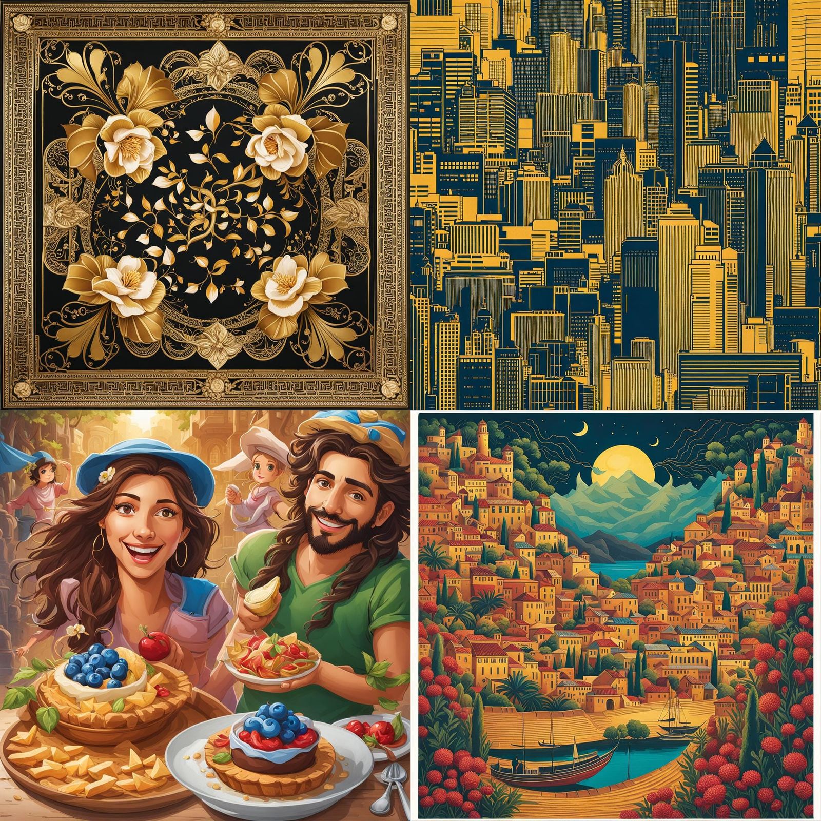 Jewish Man Praying with Open Hands