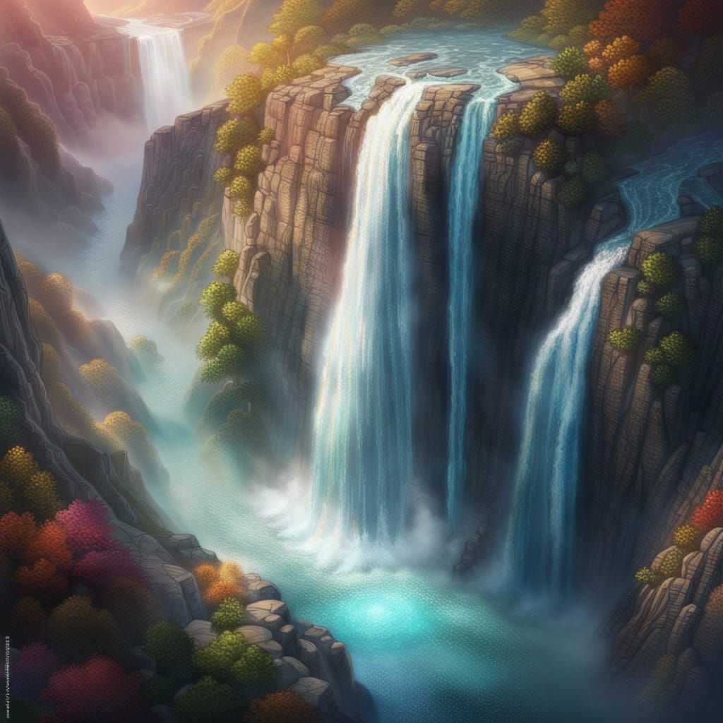 Huge waterfall