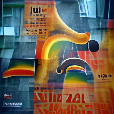 Jazz poster, rainbow, Munich