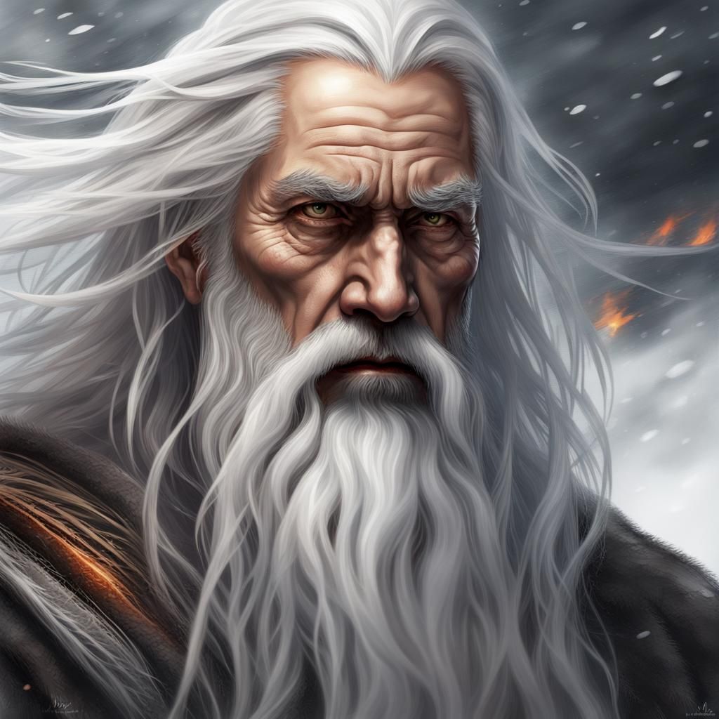 Book Gandalf Attempt 3 - AI Generated Artwork - NightCafe Creator