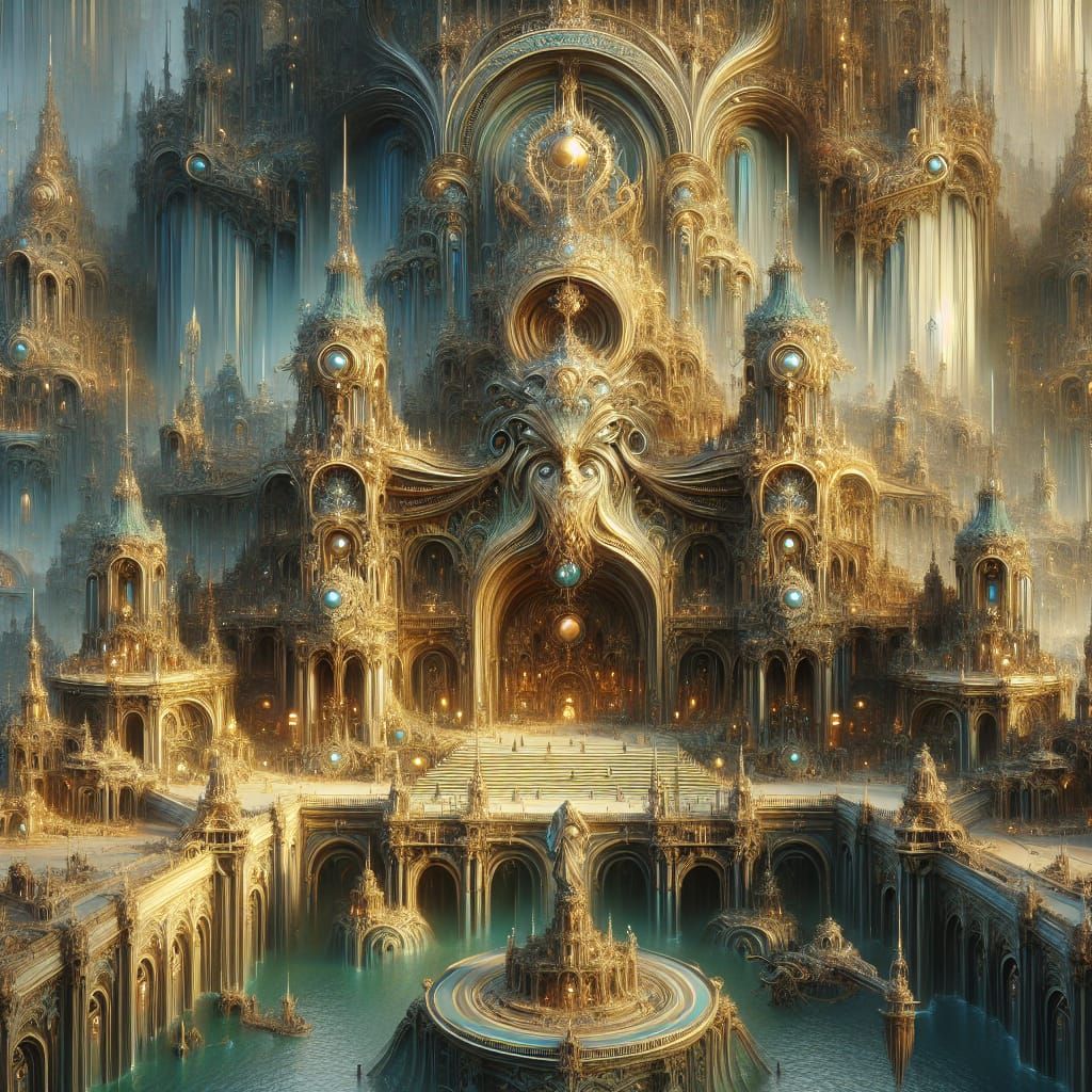 The Underworld Close-up Portrait Epic Masterpiece Maximalist...