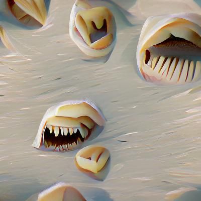 thousands of teeth and eyes 
