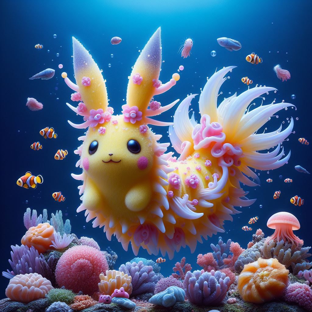 kawaii sea bunny pikachu