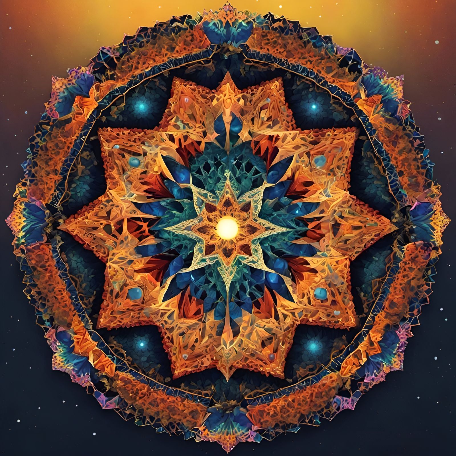 Galaxy Kaleidoscope - AI Generated Artwork - NightCafe Creator