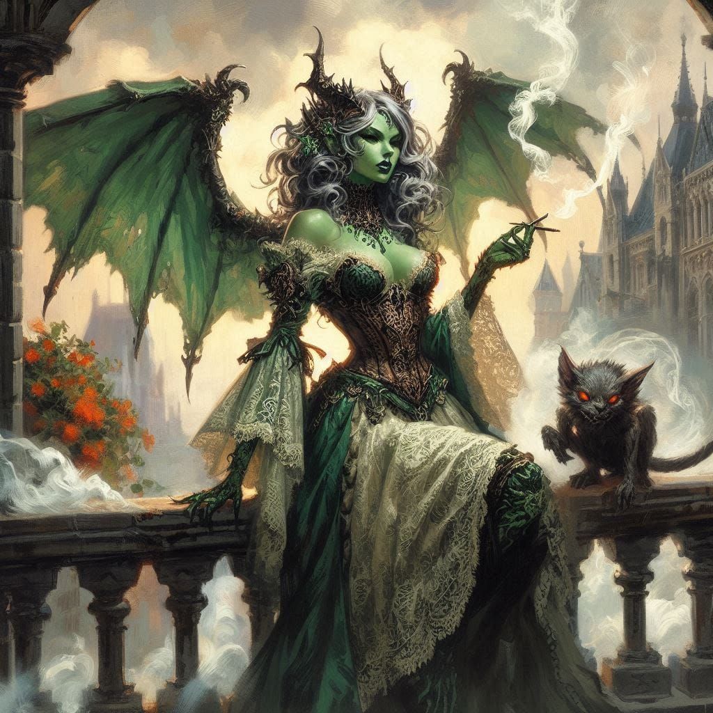 Ssssmokin' - More Fun With the Laced Demoness