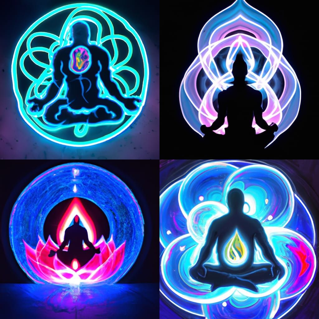 centered shot of a silhouette of lotus pose profile picture ...