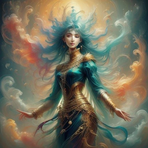 <lora:Ethereal Magic v1 5:1.0> <lora:CreaturesNCharacters:1.0> <lora:Magical Faces:1.0> <lora:DreamS X Fantasy:1.0> from head to toes or at ...