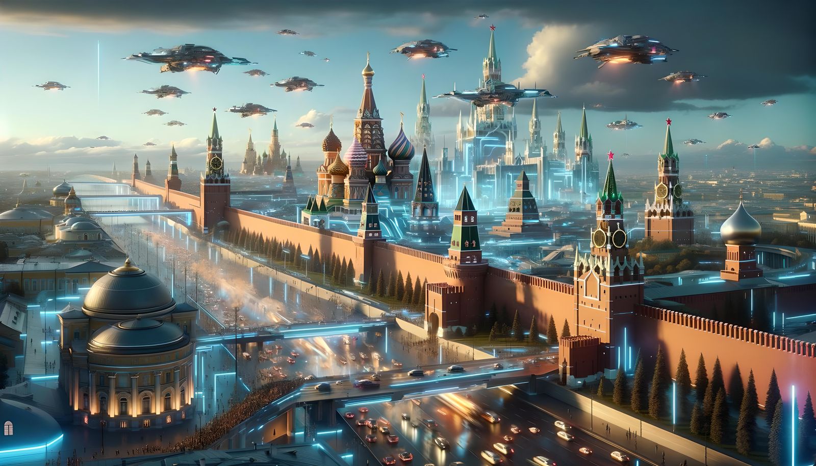 The Red Square, Kremlin and Saint Basil's The Gentle Russian...