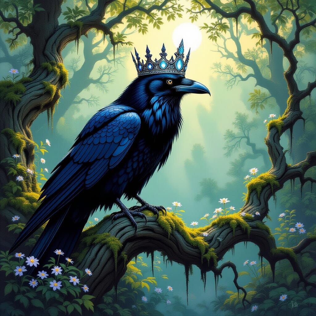 Queen Of Ravens  by @Animal Lover