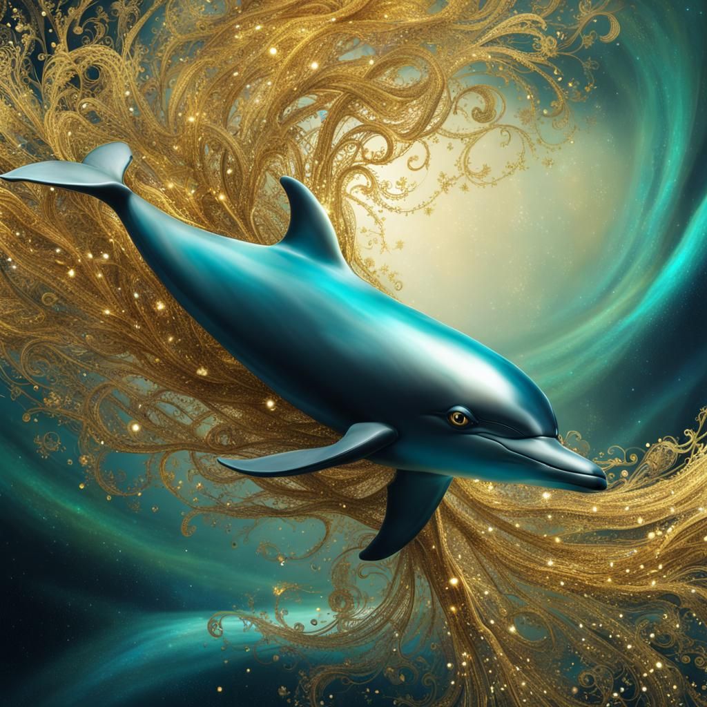 Dolphin - AI Generated Artwork - NightCafe Creator