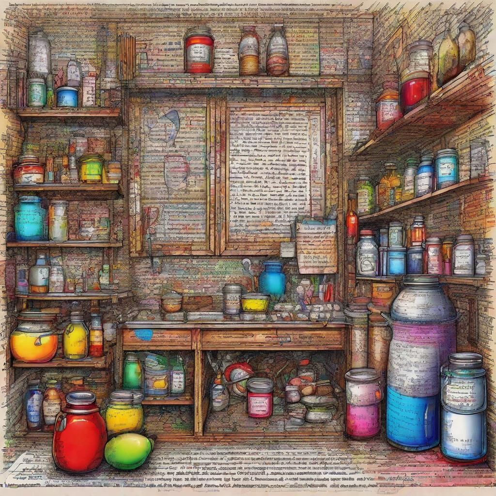((("Recipe" legibly-written:1.9) on the wall of Hermione kit...