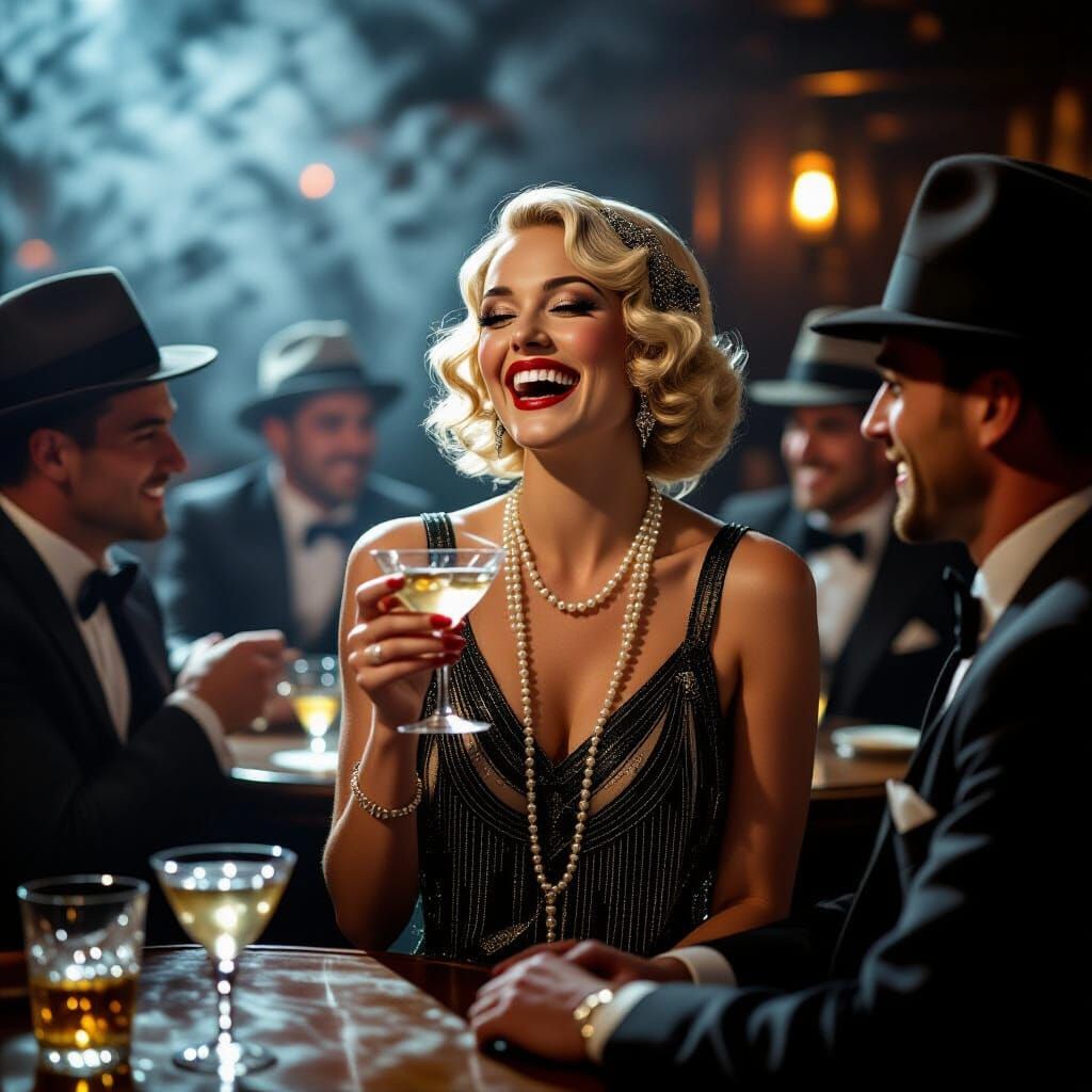Speakeasy in 1920s  by @Ryota Muranaka