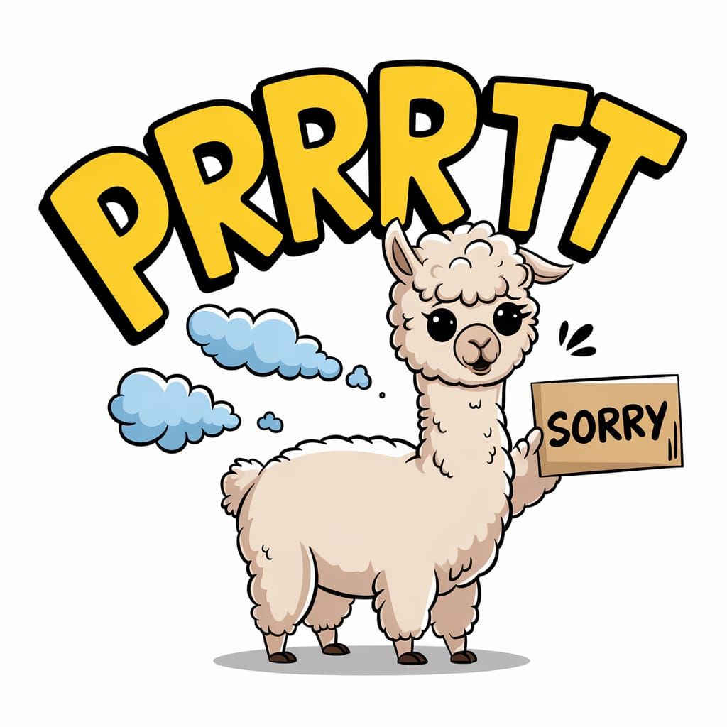 Prrrrtt, sorry for the gas  by @Mrbubu