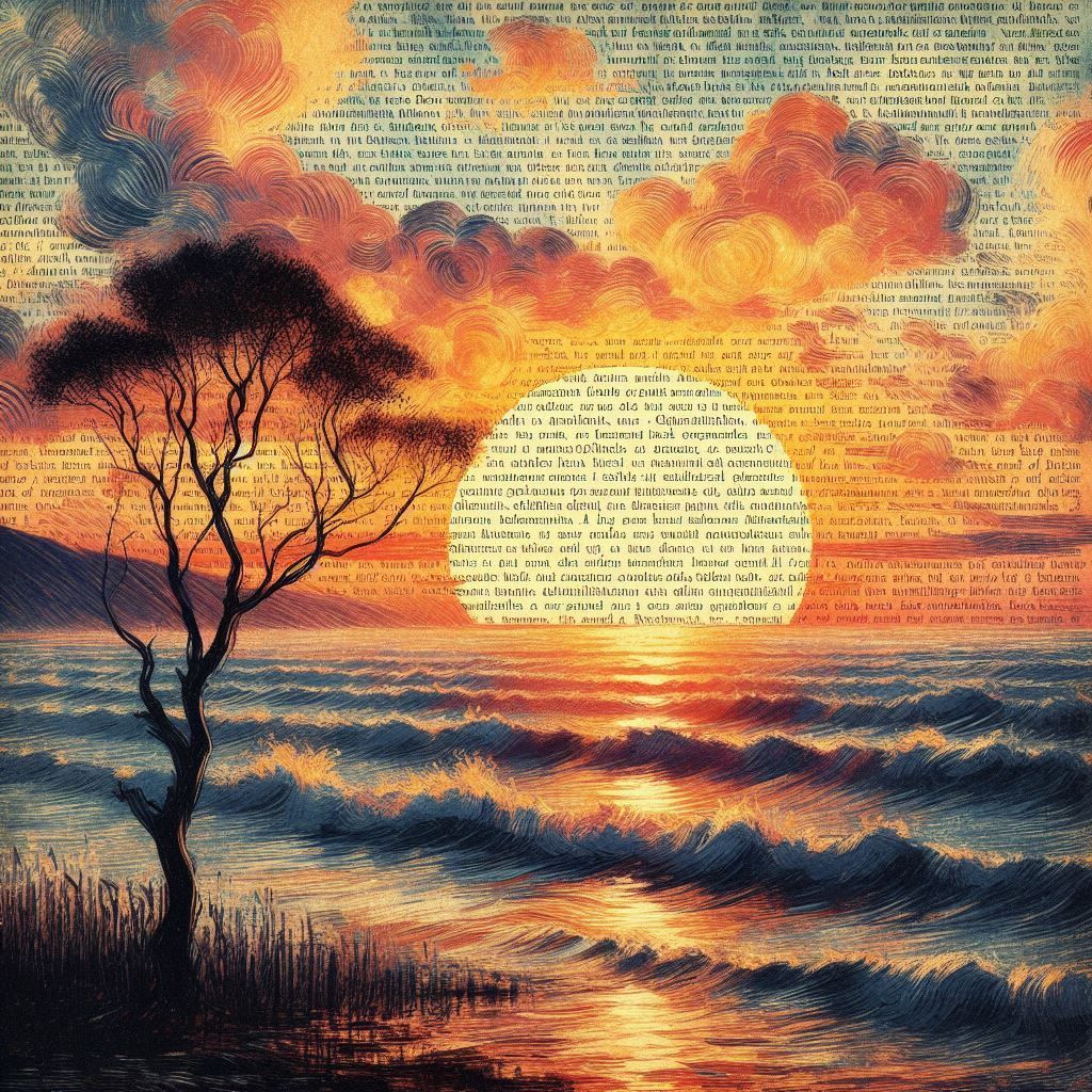 Sunrise print ( Claude Monet)