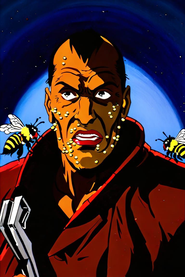 The Candyman (Horror Icons in '90s Anime Style)