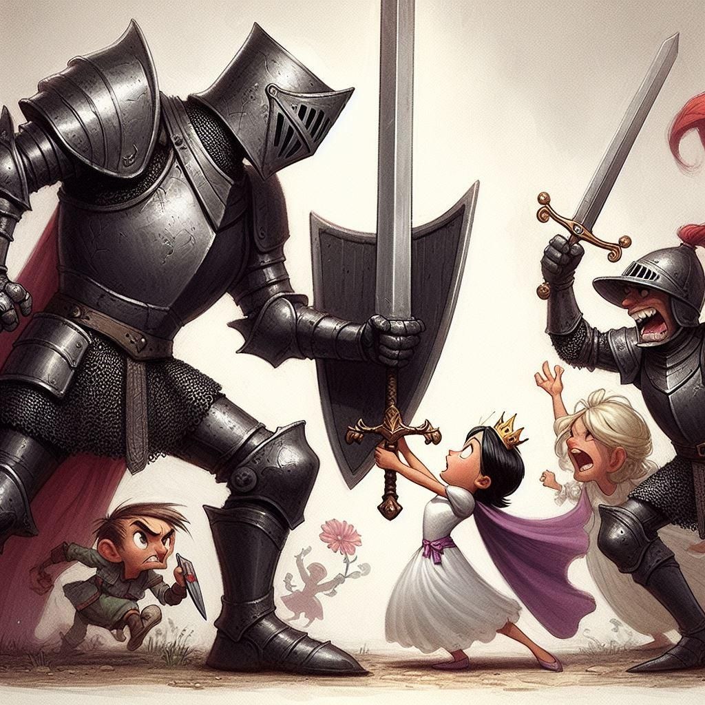 The Black Knight was starting to ask himself why he wanted to conquer these people