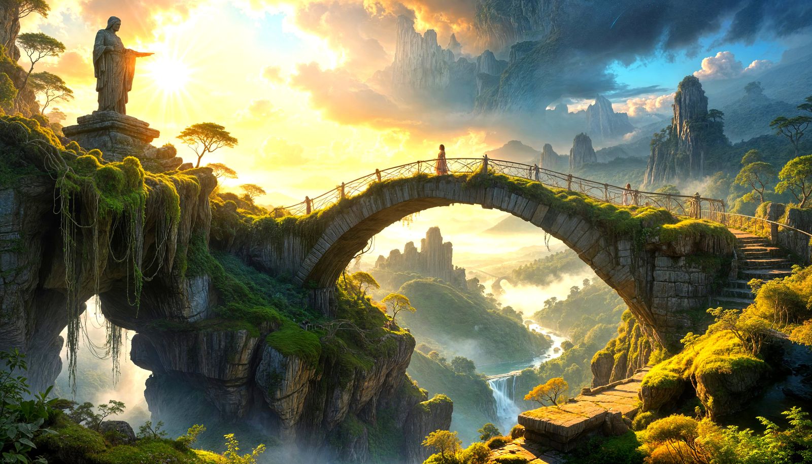 Bridge of the Ancestor
  by @Mythic_Flame