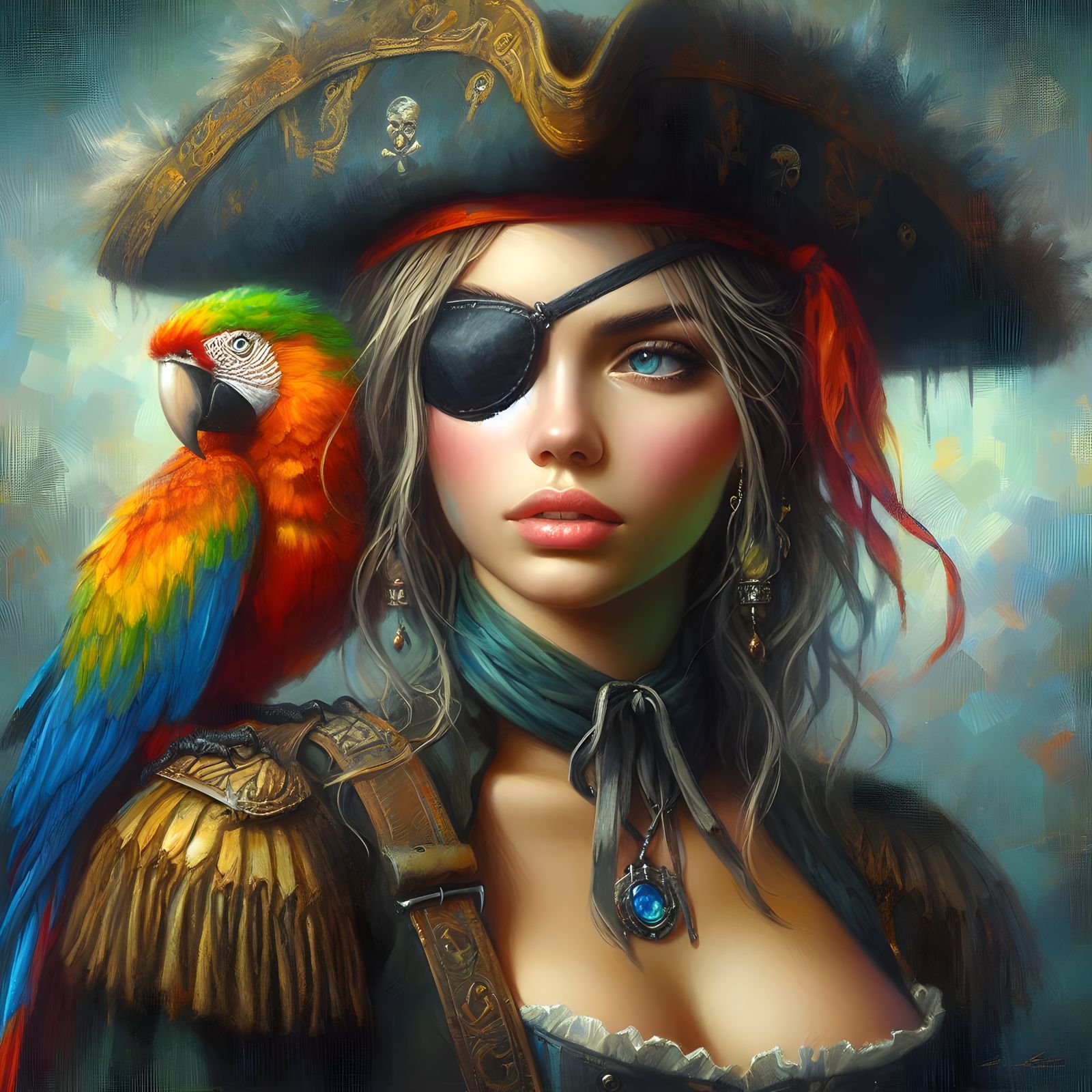 Pirate And Parrot